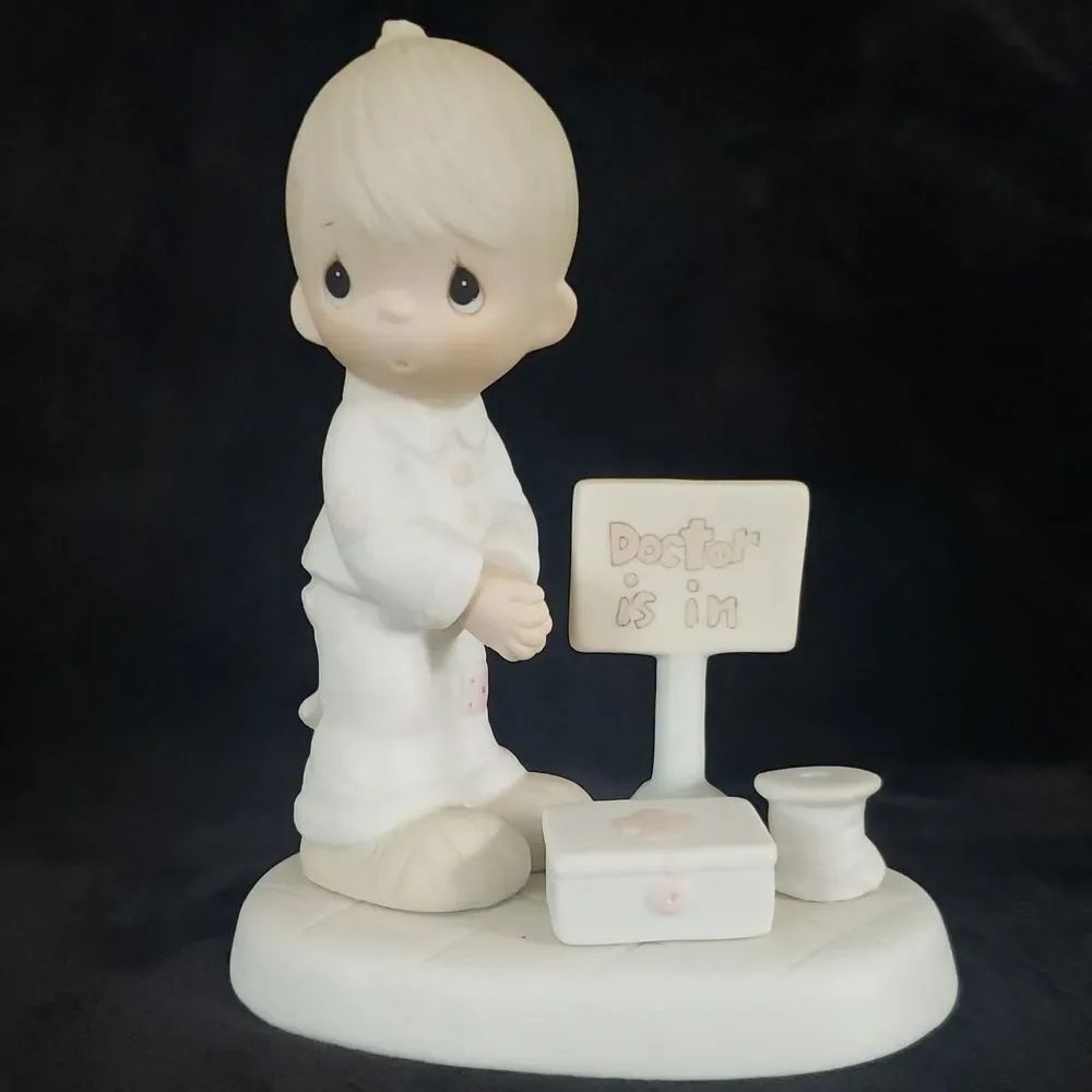 Vintage Precious Moments "Lord, Give Me Patience" Figurine E-7159 (1981)